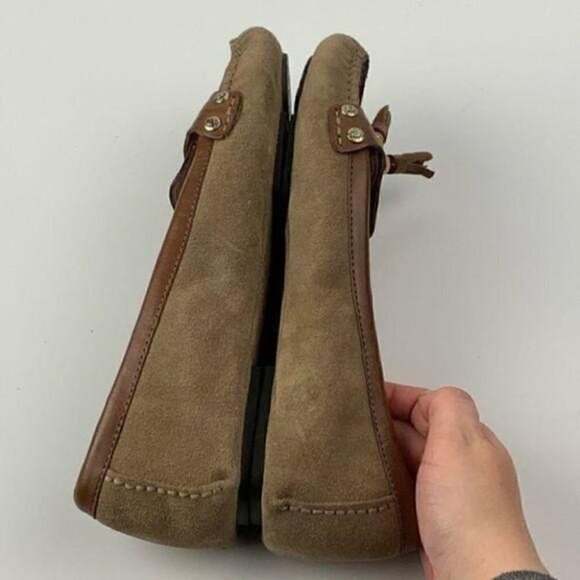 New Ellen Tracy flats 8.5 nectar suede leather - Picture 4 of 9